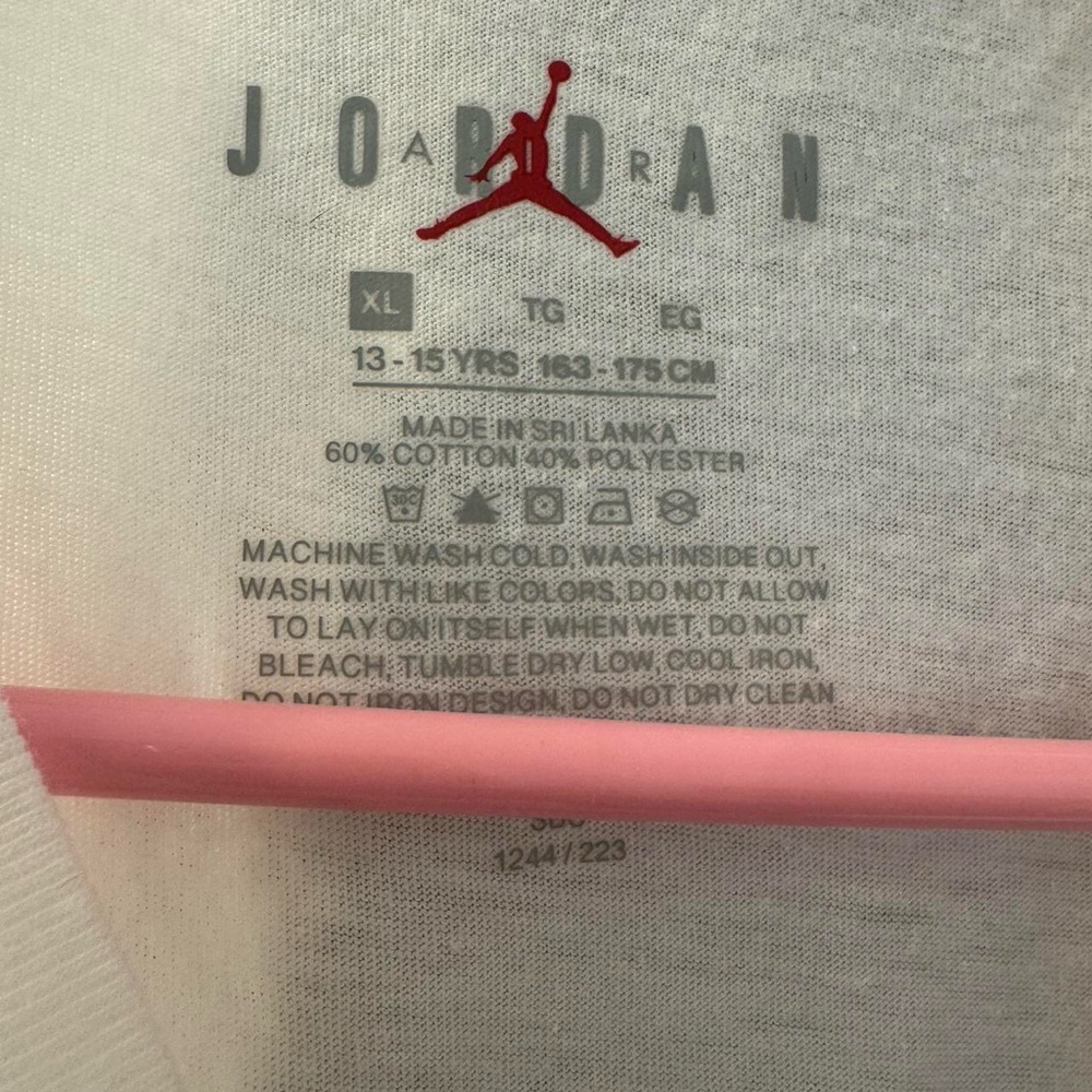 Jordan Gray Tee with Red Icon